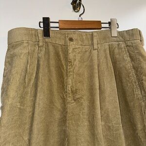Vintage Men's Tan Corduroy Pants